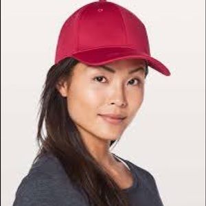 Red Lululemon Baseball Cap